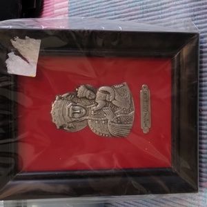 Vintage Framed Mother And Child Pamiatka Czestochowy